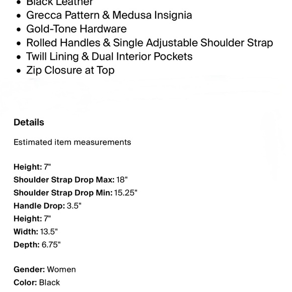 Versace leather Medusa shoulder bag - Picture 11 of 11